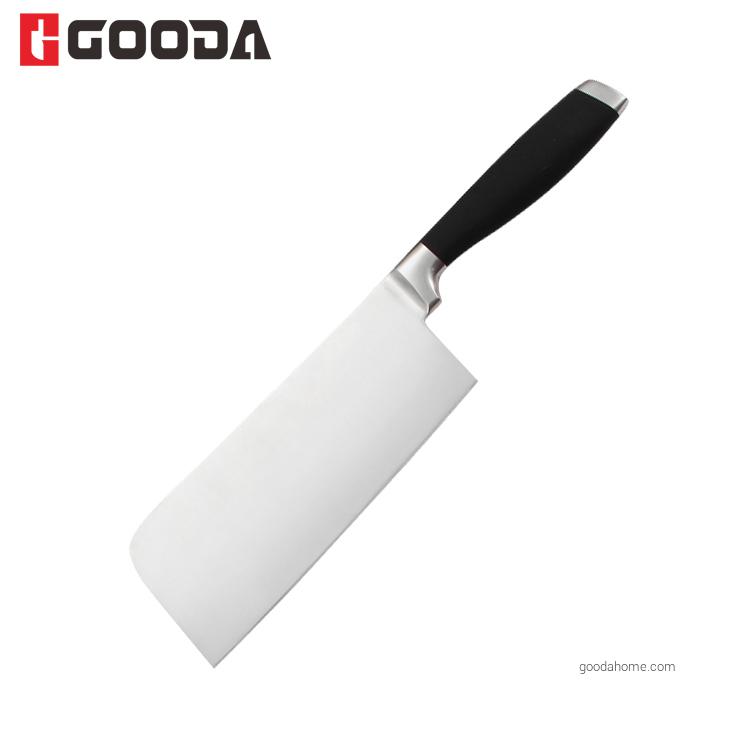 Набор из 7 ножей шеф-повара из нержавеющей стали с полой ручкой и акриловым блоком